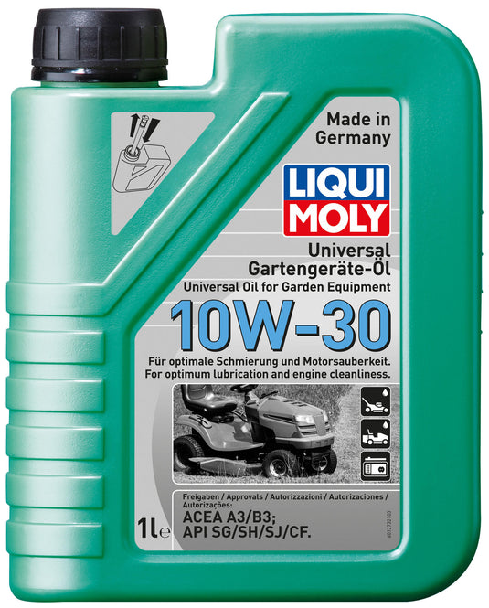 Liqui moly motorolie universal gartengeräte-öl turfmaeheroel 10w-30 1 ltr.