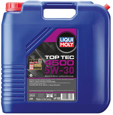 Liqui moly motorolie top tec 4500 oil toptec4500 5w-30 20l