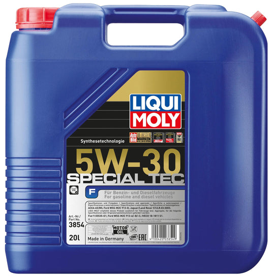Liqui moly motoröl special tec f special tec f 5w-30 20l motoroil