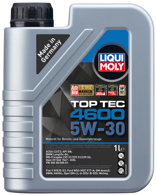 Liqui moly motorolie top tec 4600 motoroil 5w30 1l top tec 4600