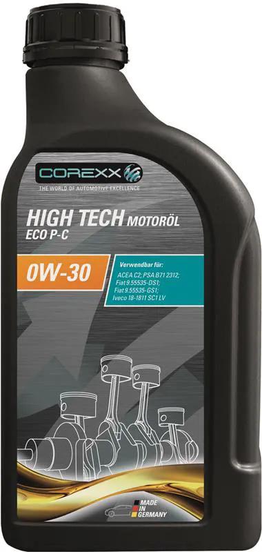 Corexx motoroil 0w-30 1 l high tech eco
