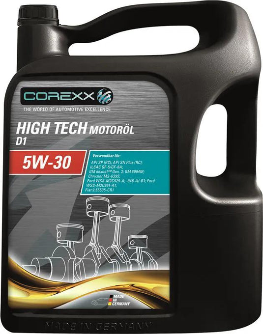 Corexx motoroil 5w-30 5 l high tech d1