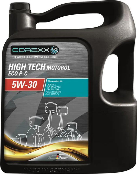 Corexx motoroil 5w-30 5l high tech eco