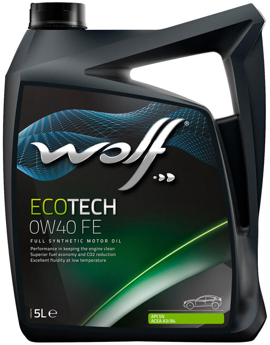 Wolf motorolie ecotech fe motoroil 0w40 5l ecotech fe