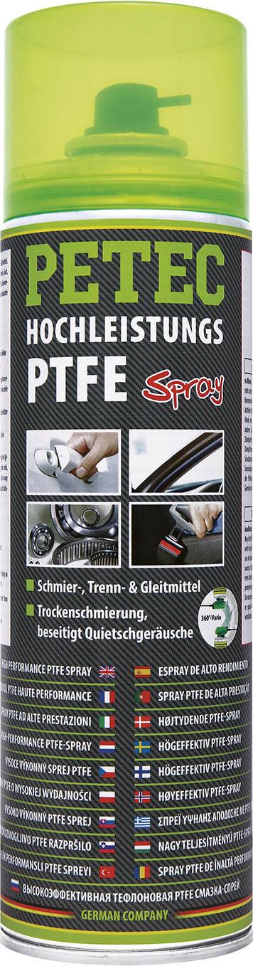 Petec droogsmeermiddel hochl. ptfe spray 500 ml