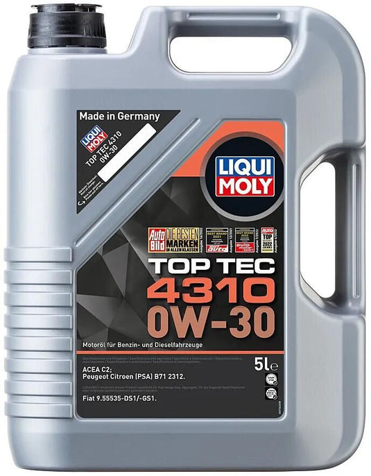 Liqui moly motoröl top tec 4310 oil top tec 4310 0w-30 5l