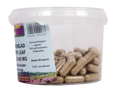 Load image into Gallery viewer, Dierendrogist Frambozenblad capsules
