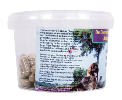 Load image into Gallery viewer, Dierendrogist Frambozenblad capsules

