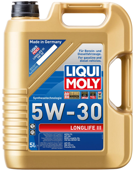 Liqui moly motorolie longlife iii motoroil 5w-30 ll-iii 5l