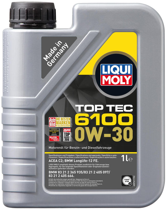 Liqui moly motorolie top tec 6100 oil top tec 6100 1l 0w-30