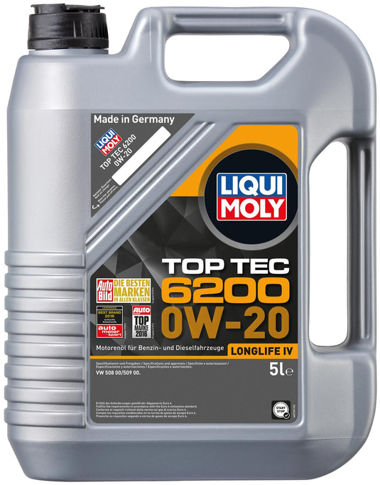 Liqui moly motorolie top tec 6200 oil top tec 6200 5l 0w-20