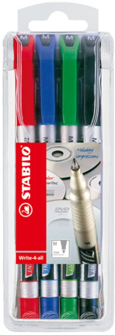 Stabilo write-4-all medium (1,0 mm) permanente marker - 4dlg.