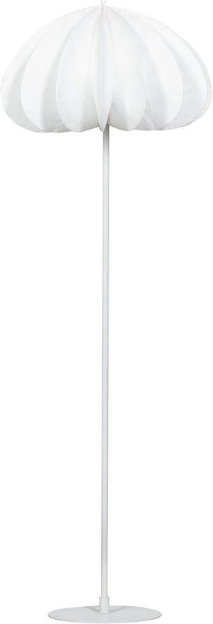Woood dalia vloerlamp - papier - wit - 150xø50 cm