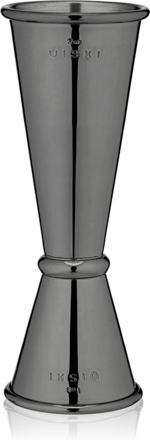 Viski makoto jigger - roestvrijstaal - 30 60ml - gunmetal