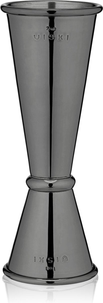 Viski makoto jigger - roestvrijstaal - 30 60ml - gunmetal