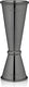 Viski makoto jigger - roestvrijstaal - 30 60ml - gunmetal