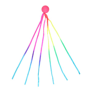 Balletje met regenbooglint