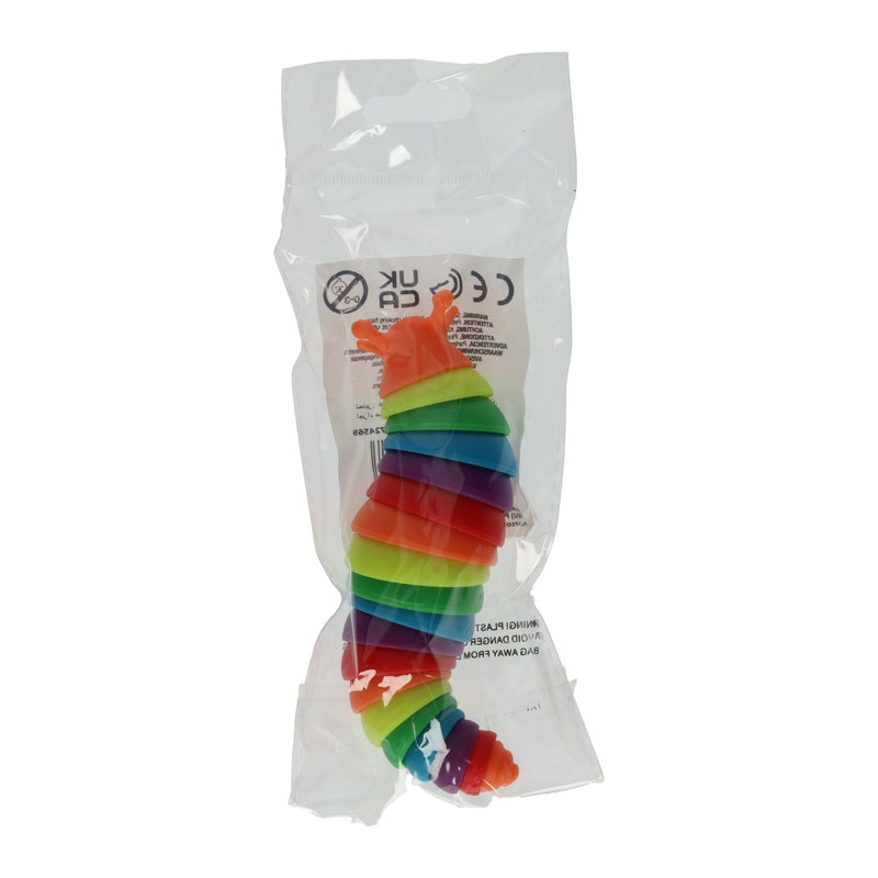 Load image into Gallery viewer, Fidget regenboog rups
