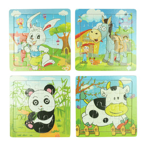 Houten puzzel dier, 16st.