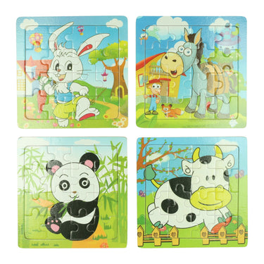 Houten puzzel dier, 16st.