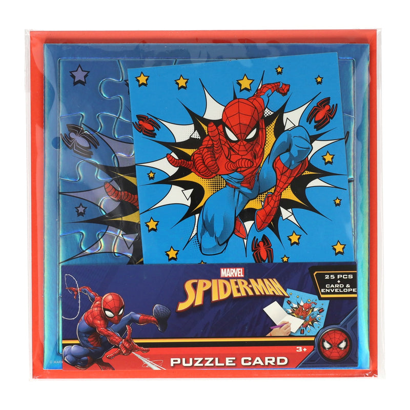 Load image into Gallery viewer, Disney legpuzzel kaart spidey met kaart en envelop
