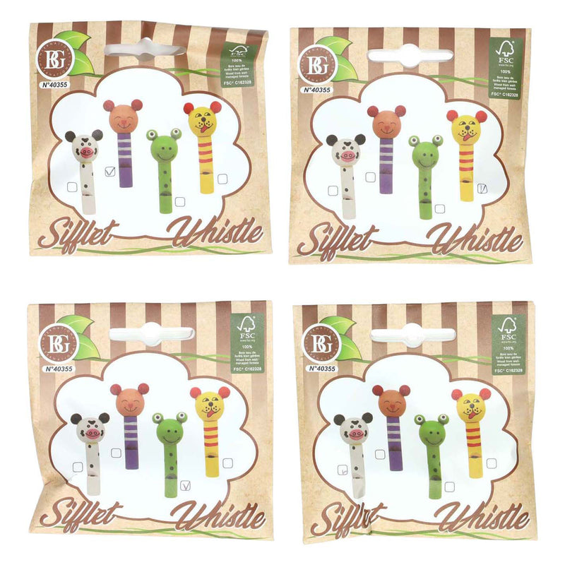 Load image into Gallery viewer, Houten dieren fluitje - 7cm
