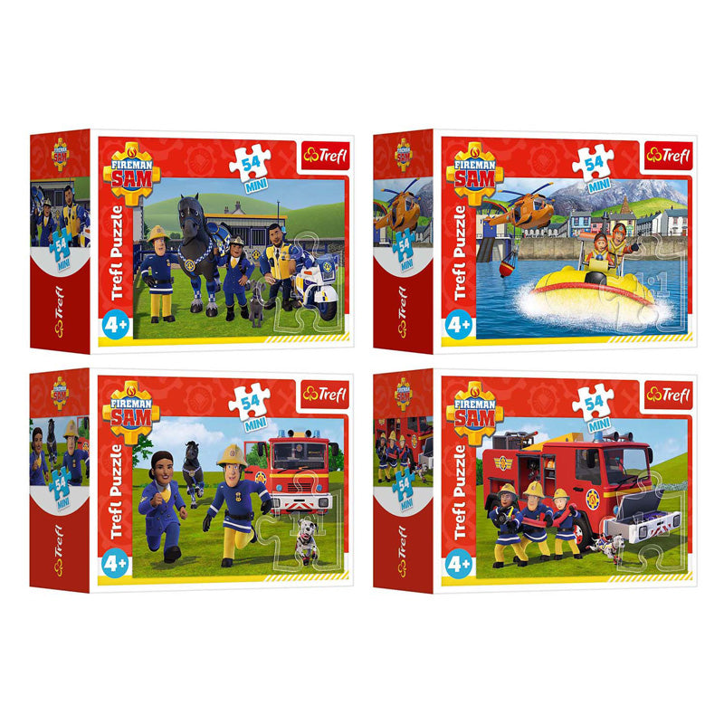 Afbeelding laden in galerijviewer, Brandweerman sam mini puzzel - 54st.
