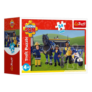 Brandweerman sam mini puzzel - 54st.