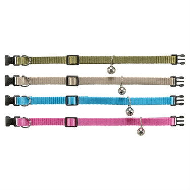 Trixie halsband kat nylon assorti