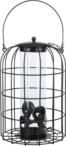 Load image into Gallery viewer, Trixie voerdispenser met gaasbescherming zwart
