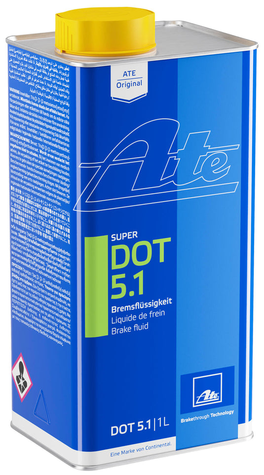Ate remvloeistof super dot 5.1 brake fluid 1 l super dot 5.1