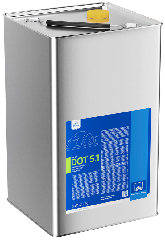 Ate remvloeistof super dot 5.1 brake fluid 20 l super dot 5.1