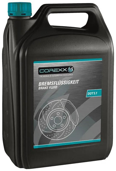 Corexx bremsflüssigkeit dot 5.1 brake fluid dot5.1 5ltr. can