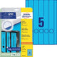 Ordnerrugetiketten avery zweckform ultragrip blauw
