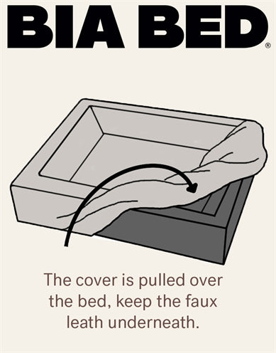 Load image into Gallery viewer, Bia bed skanor hoes hondenmand beige
