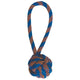 Happy pet ropee bal tugger flostouw blauw oranje