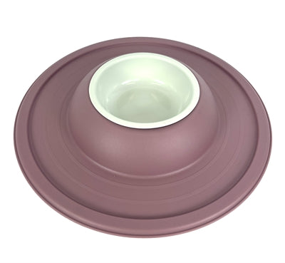 Load image into Gallery viewer, Happy pet Mad about pets voerbak drinkbak volcano blush roze
