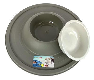 Load image into Gallery viewer, Happy pet Mad about pets voerbak drinkbak volcano mokka
