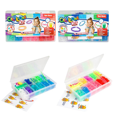 Toi-toys loombandset 750-delig +bedels+tool