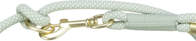 Trixie soft rope hondenriem verstelbaar saliegroen mint