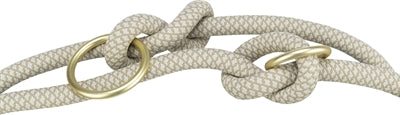 Trixie soft rope hondenriem verstelbaar grijs lichtgrijs