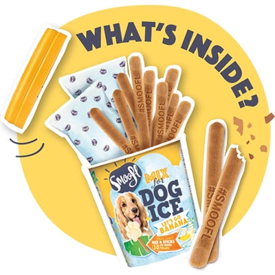 Load image into Gallery viewer, Smoofl Smoofl ijsmix voor honden banaan
