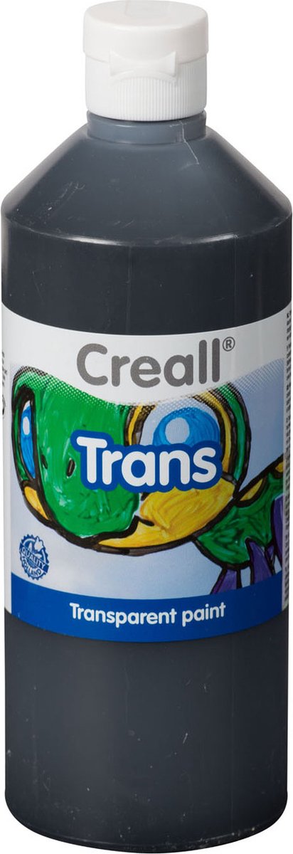 Load image into Gallery viewer, Creall raamverf trans zwart 500ml | 1 fles
