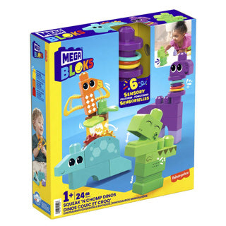 Mega bloks piep en knars dino's