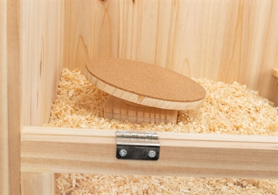 Load image into Gallery viewer, Trixie loopschijf degoes grote hamsters hout kurk
