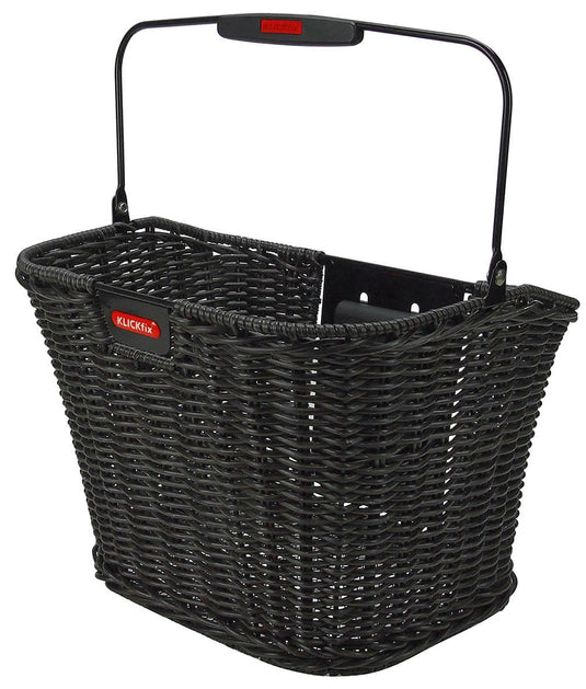 Rixen kaul fietsmand structura retro zwart