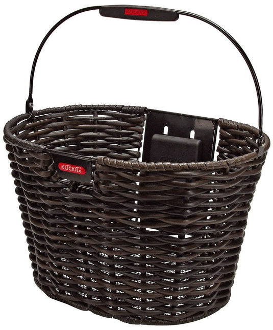 Rixen kaul fietsmand structura oval donker bruin