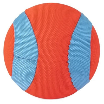 Load image into Gallery viewer, Chuckit! mega amphibious ball - hondenspeeltje - hondenbal - chuckit bal - drijvend - voor in het water - oranje blauw - ø 11,5 cm
