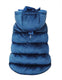 Croci Hondenjas velveteen gevoerd blauw