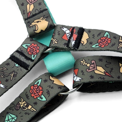 Load image into Gallery viewer, Morso hondentuig h-tuig gerecycled ink tank groen
